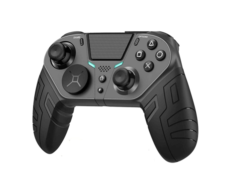 Controlador Chronus para Ps-4 Controlador de sensor 3D inalámbrico avanzado Bluetooth Gamepad Control Joystick con botones negro BISBISOUS