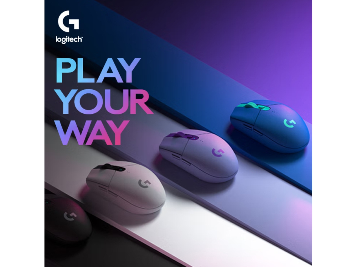 Ratón Gaming Inalámbrico Logitech G304 Lightspeed Con 12000 Dpi Programable Para Pc Y Portátil