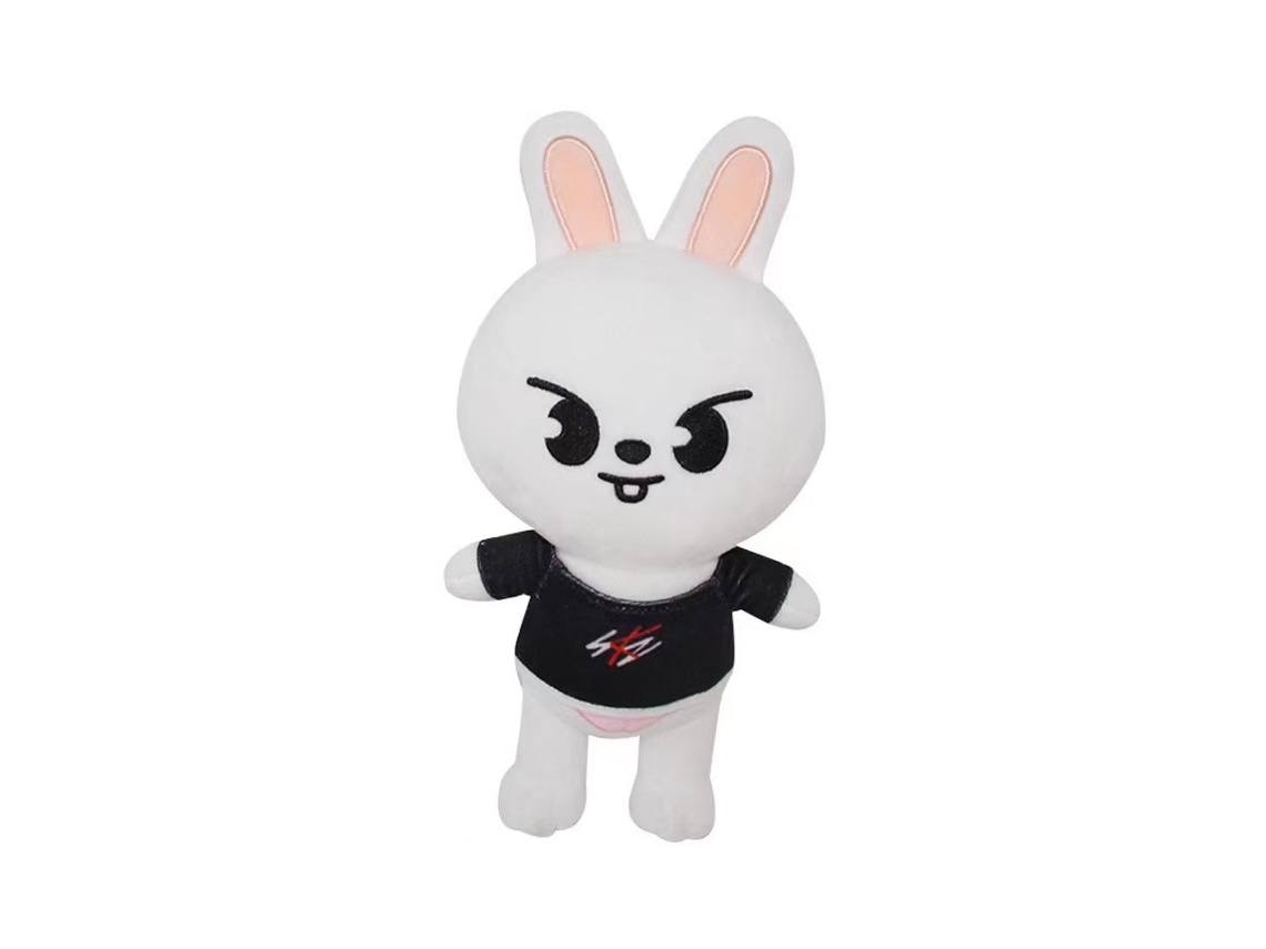 Peluche de conejo blanco Skzoo, 20 cm