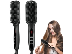 2026-pincel Planchador De Pelo Con 12 Niveles De Calor, Calefacción Rápida, Antiquemaduras Y Voltaje Dual Universal Para Uso En Casa