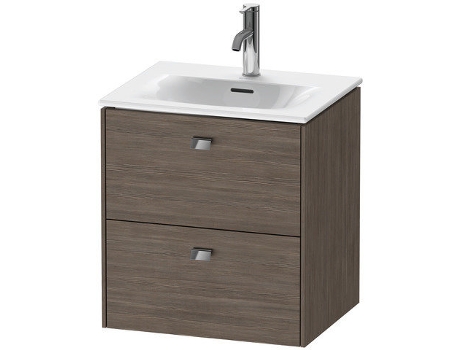 Mueble DURAVIT Brioso bajo lavabo suspendido 52,0 x 41,9 cm con 2 cajones incl. recorte de sifón y delantal para lavabo Viu 234453