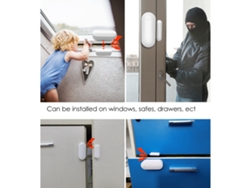 Sensores para puertas y ventanas, Wi-Fi, alarma en tiempo real, Alexa, Google