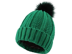 Gorro De Invierno Para Mujer Con Forro De Satén, Puños Gruesos Y Acolchados Para Mayor Calidez Y Una Diadema De Punto Para La Nieve.
