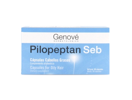 Complemento Alimentar PILOPEPTAN Genove Pilopeptan Seb Capsulas