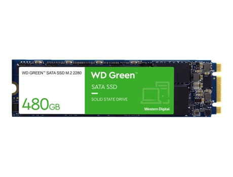 disco duro nvme ssd WESTERN DIGITAL 480 Go Internal Solid State Drive - SATA 6Gb/s M.2 2280 - WDS480G3G0B