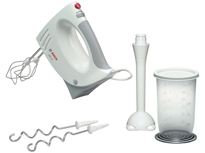 Batidora Amasadora + Accesorios BOSCH MFQ-3540 (450 W - Gris y Blanco)
