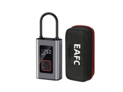 Minibomba de aire eléctrica Eafc, 140 psi, portátil, inalámbrica, para coche, motocicleta, bicicleta y balón.