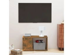 Mueble Tv 60 x 24 x 32 cm Derivados Madera Roble Ahumado Derivados
