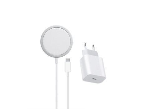 Cargador Wireless con Adaptador de Corriente GOEIK GK2017 Blanco