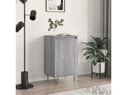 Aparador | Vitrina buffet 40x35x70 cm Derivados de madera Gris Sonoma