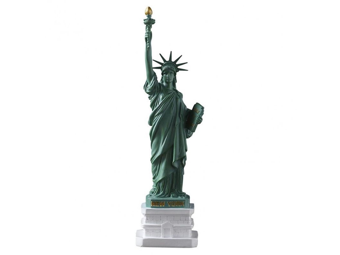 2026-figura De La Estatua De La Libertad Réplica Pequeña Resina Souvenir Decoración Ciudad De Nueva York B