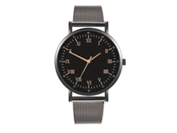 Reloj De Moda Para Hombre Y Mujer, Correa De Malla, Esfera Redonda, Movimiento De Cuarzo, Para Parejas.