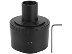 Adaptador de lente para microscopio T2-fx, adaptador de microscopio con anillo metálico