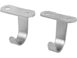 2 Piezas De Gancho De Acero Inoxidable Para Bolsillo Superior De Armario, De Pared Para Ropa De De