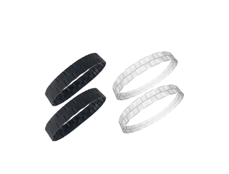 4 piezas de piel de neumático para Robot aspirador Roborock S50 S6 S5Max para Xiaomi Mijia 1S T4 T6 1C