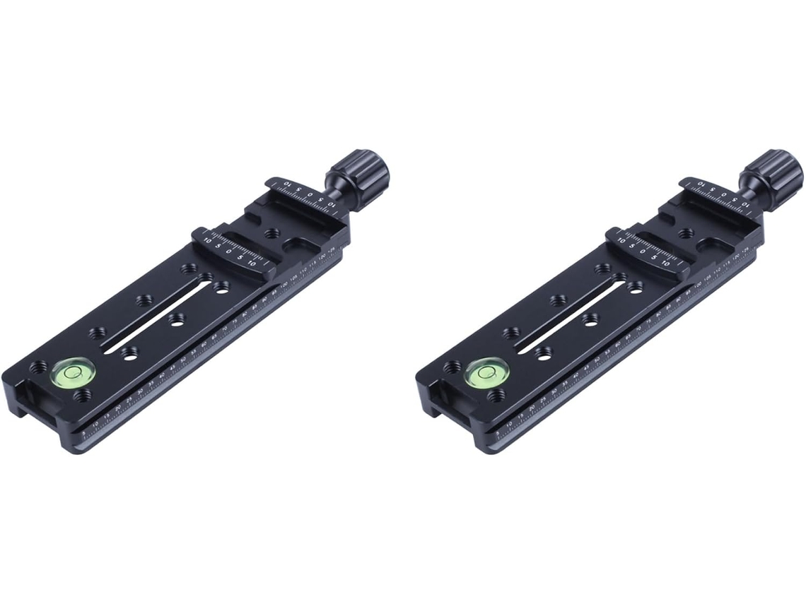 Juego De 2 Deslizadores De Liberación Rápida Para Riel Macro Panorámico Arca-rr De 140 Mm
