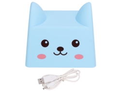 2026-lámpara De Noche Gatito Azul Bonito Luz Blanca Decoración Interesante Para Niños