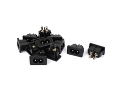 12 Piezas Ac250v Figura 8 Bloques De Terminales Tipo 2 Enchufe De Red Con Toma Iec
