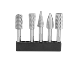 5 Brocas Rotativas De Acero De Alta Velocidad De 1/4 De Pulgada Para Aluminio Y Hierro