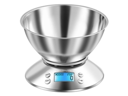 Balanza De Cocina Con Recipiente - Balanza De Cocina Electrónica - Balanza De Cocina De Acero Inoxidable - 5 Kg