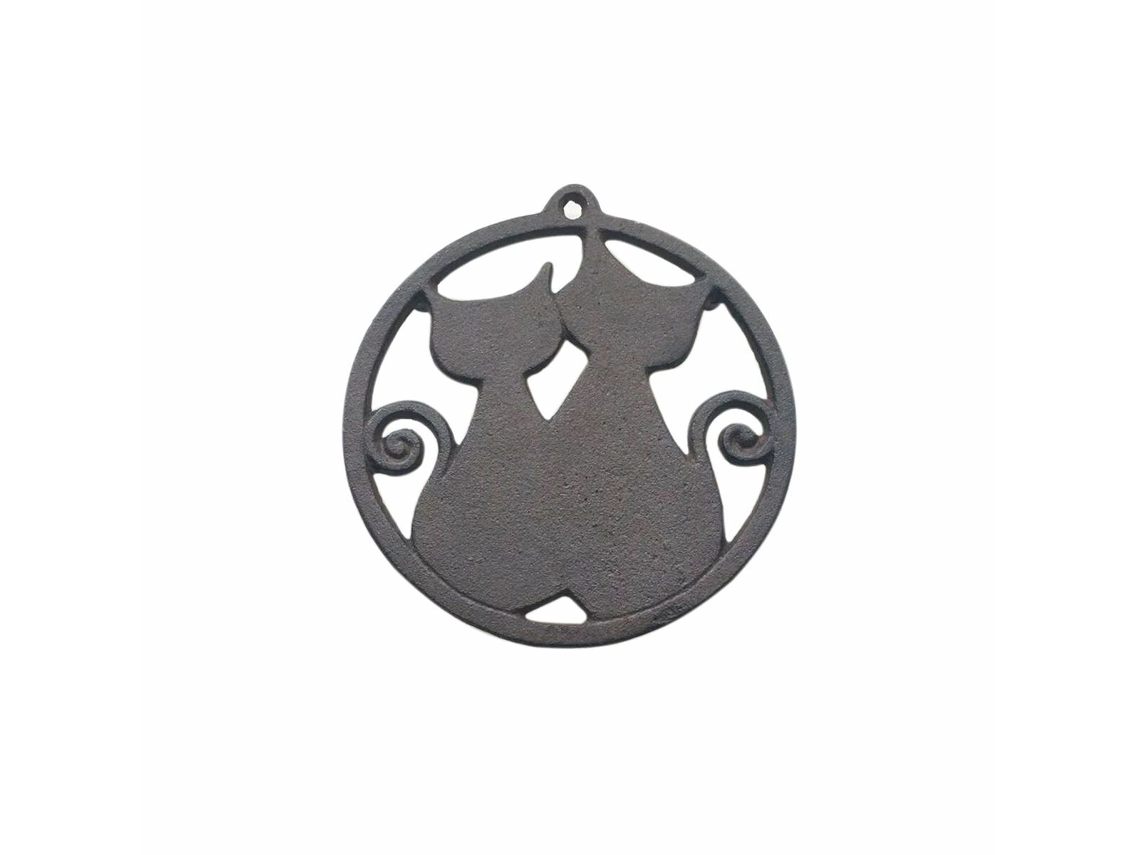 Salvamantel SIGNES GRIMALT Gatos Hierro Fundido 15,5x1,5x15,5 cm