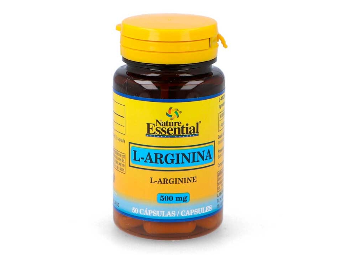 Suplemento Alimentar NATURE ESSENTIAL L Arginina (500 Mg - Cápsula)