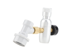 Kit De Cargador Regulador De Co2 De 16 G Con Desconexión De Gas Para Dispensador De Cerveza Casera (0-150 Psi)
