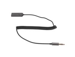 Adaptador Bluetooth Aux Para Coche Con Micrófono, Cable En Espiral De 3,5 Mm, Estéreo Hifi, Llamadas Manos Libres.