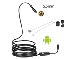 Cámara Endoscópica Usb Cámara De Inspección Tipo Serpiente De 5,5 Mm, Resistente Al Agua Ip67 Con 6 Luces Led Ajustables, Cable Suave De 10 M CHRUI