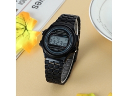 Reloj electrónico LED, reloj de pulsera digital retro de acero inoxidable, reloj deportivo militar clásico, resistente al agua.
