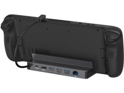 Concentrador Usb Para Steam Y Dispositivos, Estación De Acoplamiento Gigabit 4k 6 En 1