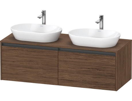 Mueble DURAVIT Ketho.2 bajo lavabo recorte para lavabo en ambos lados 1400x459x550mm K24888B
