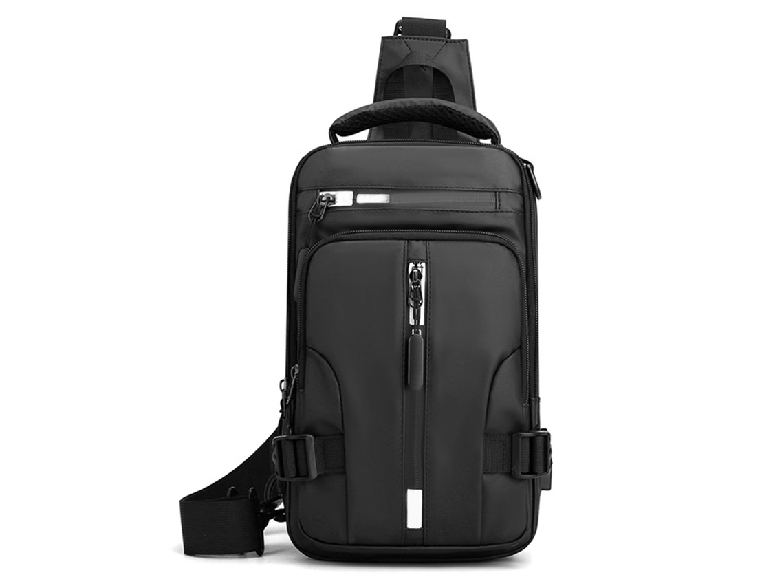Mochila Deportiva Informal De Gran Capacidad Para Hombre, Ideal Para Deportes Y Viajes - Negra