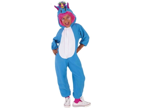 Disfraz de Niña DISFRAZZES Unicornio Azul (Talla: 8 a 10 años)