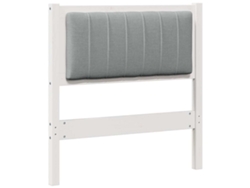 Maison Exclusive - Cabecero Tapizado Con Cabecera 80 Cm Madera De Pino Macizo