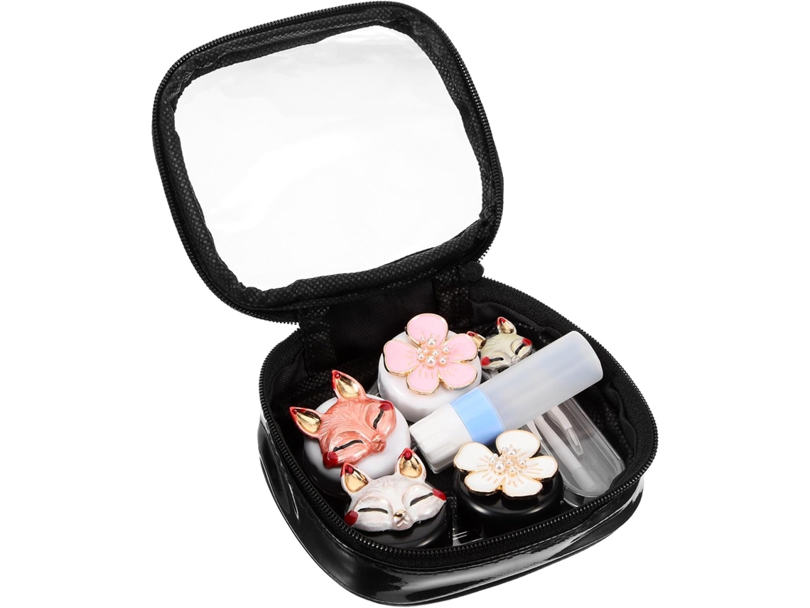 Estuche portátil para lentes de contacto Jorth, kit de herramientas, ideal para viajes