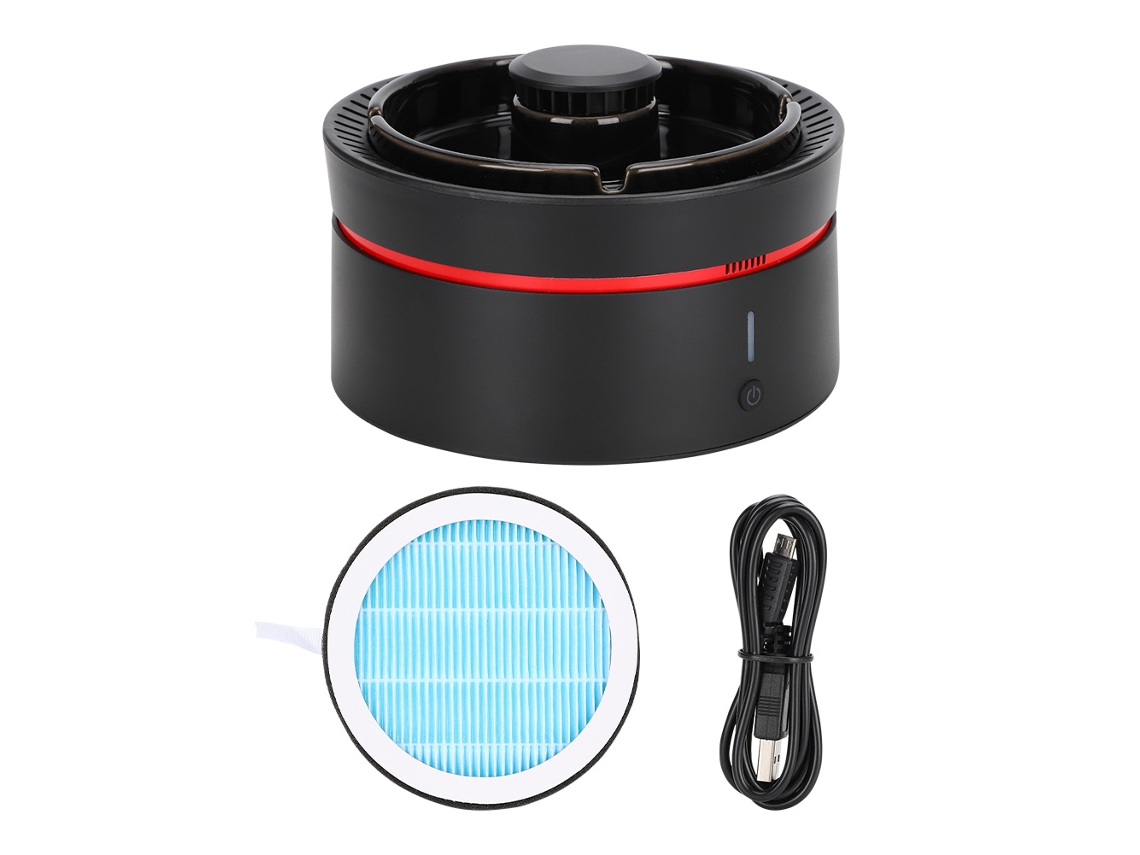 MEOIRUERY Purificador de aire para oficina, sala de reuniones, hotel y hogar, eliminador de humo secundario
