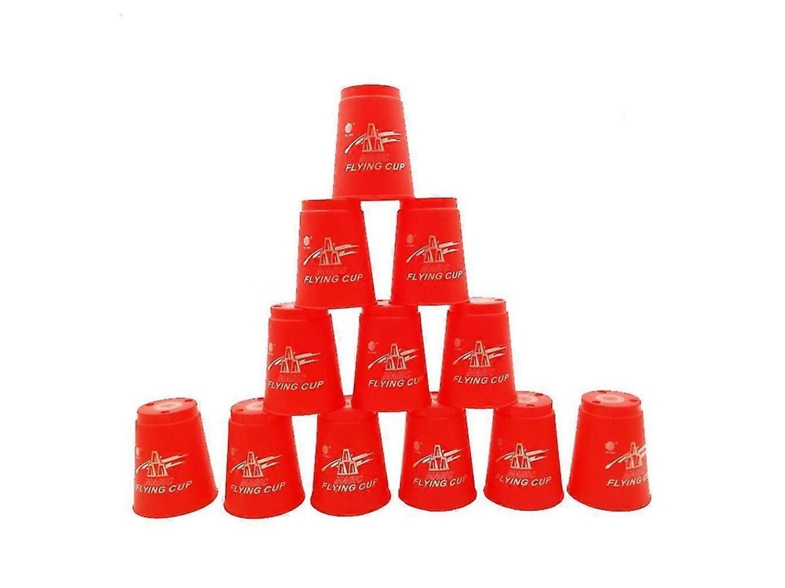 Juego Oficial De Speed Stacks: 12 Vasos Para Entrenamiento De Velocidad, Juegos, Viajes Y Fiestas.