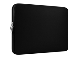 Elegante Funda Negra De Neopreno, Ligera Y Protectora Para Portátiles/macbooks De 15,6 Pulgadas.