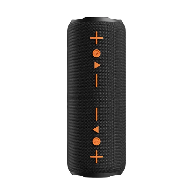 (Negro) Altavoz Bluetooth portátil 2 en 1 con diseño desmontable, 20 W de alta potencia.