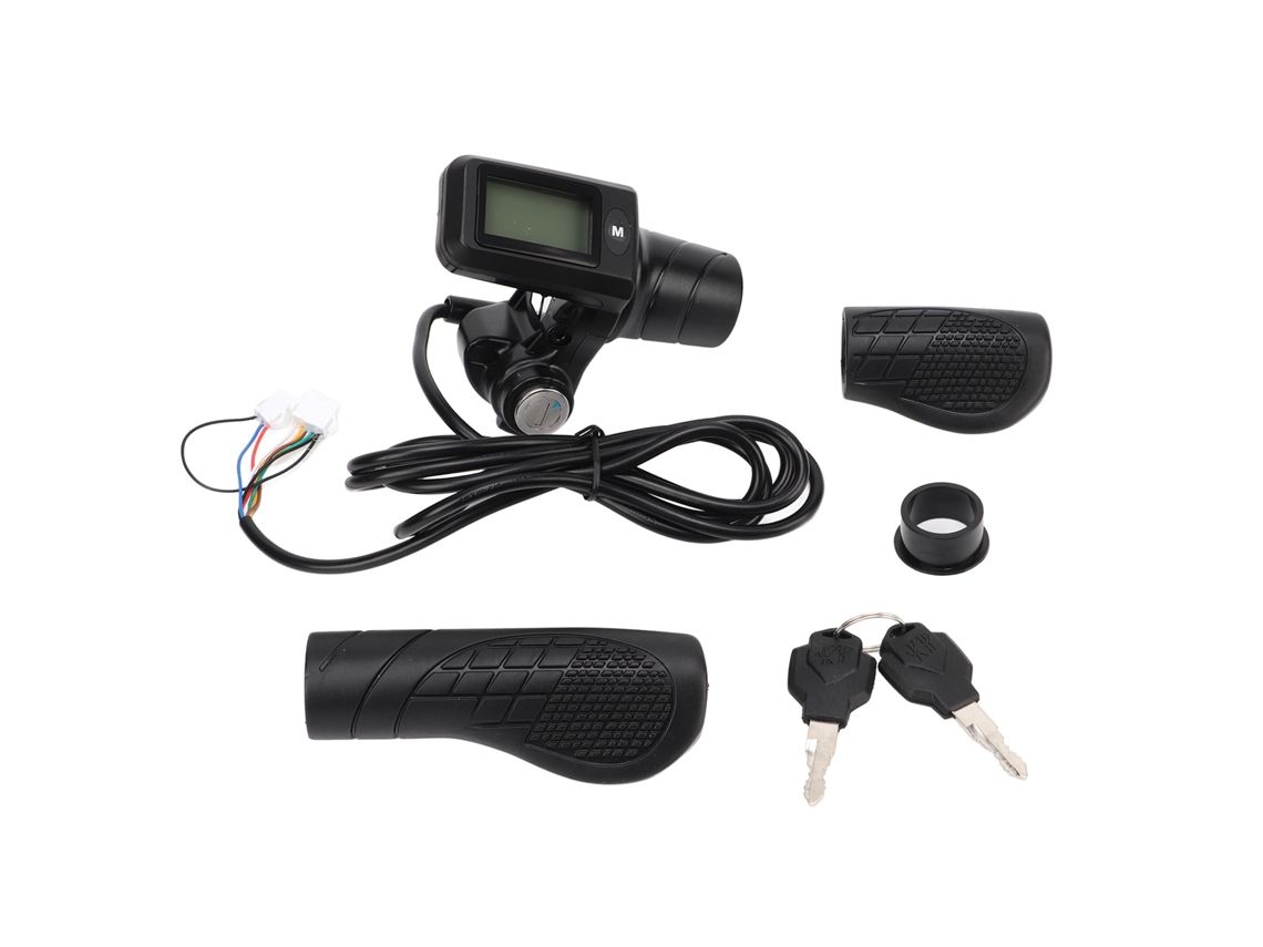 2026-mango De Aceleración Con Panel Lcd 805 Para Bicicleta Eléctrica Patinete Manillar 22.5mm Mango De Aceleración De Giro