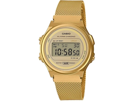 Reloj Digital CASIO Vintage Hombre (Acero - Dorado)