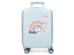 Enso Maleta De Cabina Abs Rígida Enso Magic Summer Azul