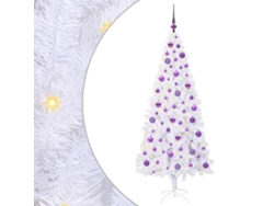 Árbol de Navidad de PVC blanco Vidaxl (180 cm)