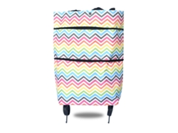 Bolsa De Compras Plegable Con Ruedas, Tela Oxford, Carrito Portátil Para Subir Escaleras Y Viajar.