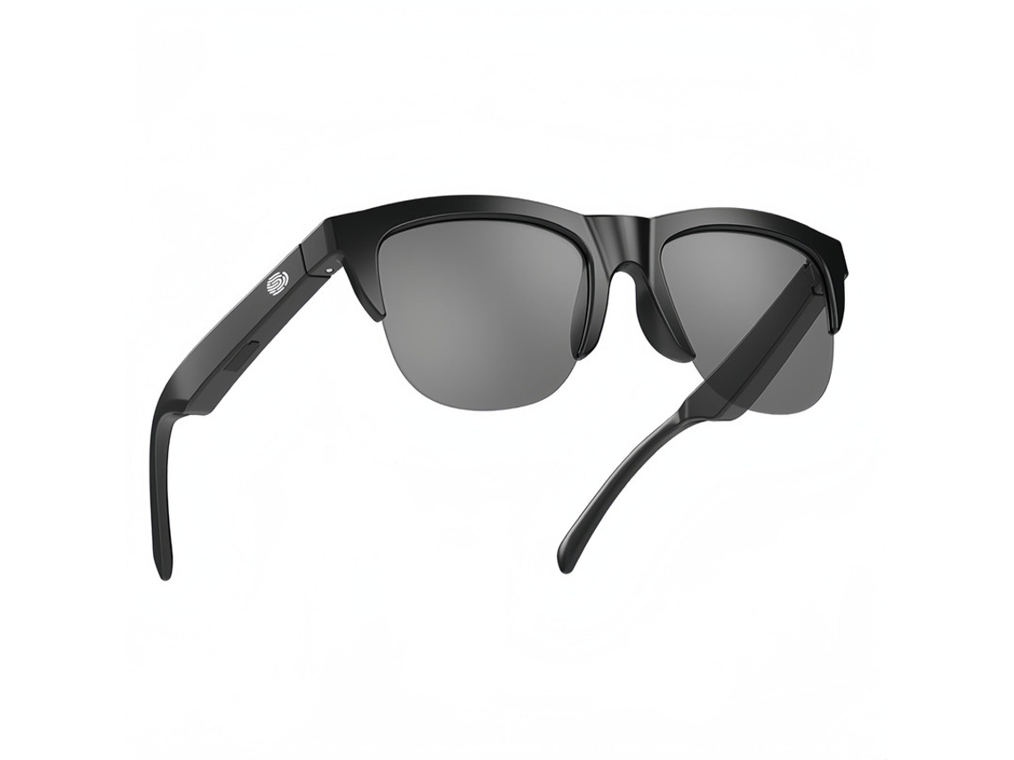 VEANXIN F06 Gafas Inteligentes con Altavoz Bluetooth Protección UV Negro