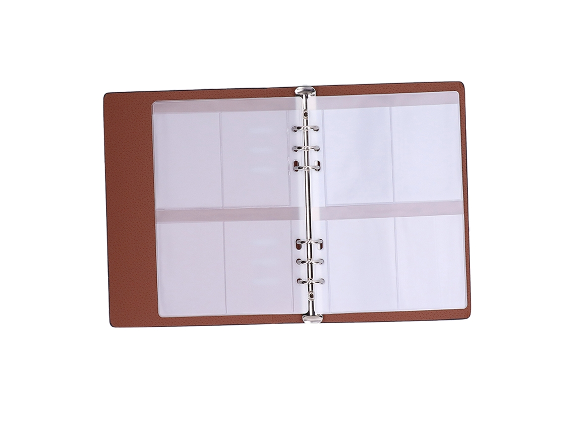 Página De Almacenamiento Para Plantillas De Corte Y Sellos De Scrapbooking Con Cubierta De Pu Tl014