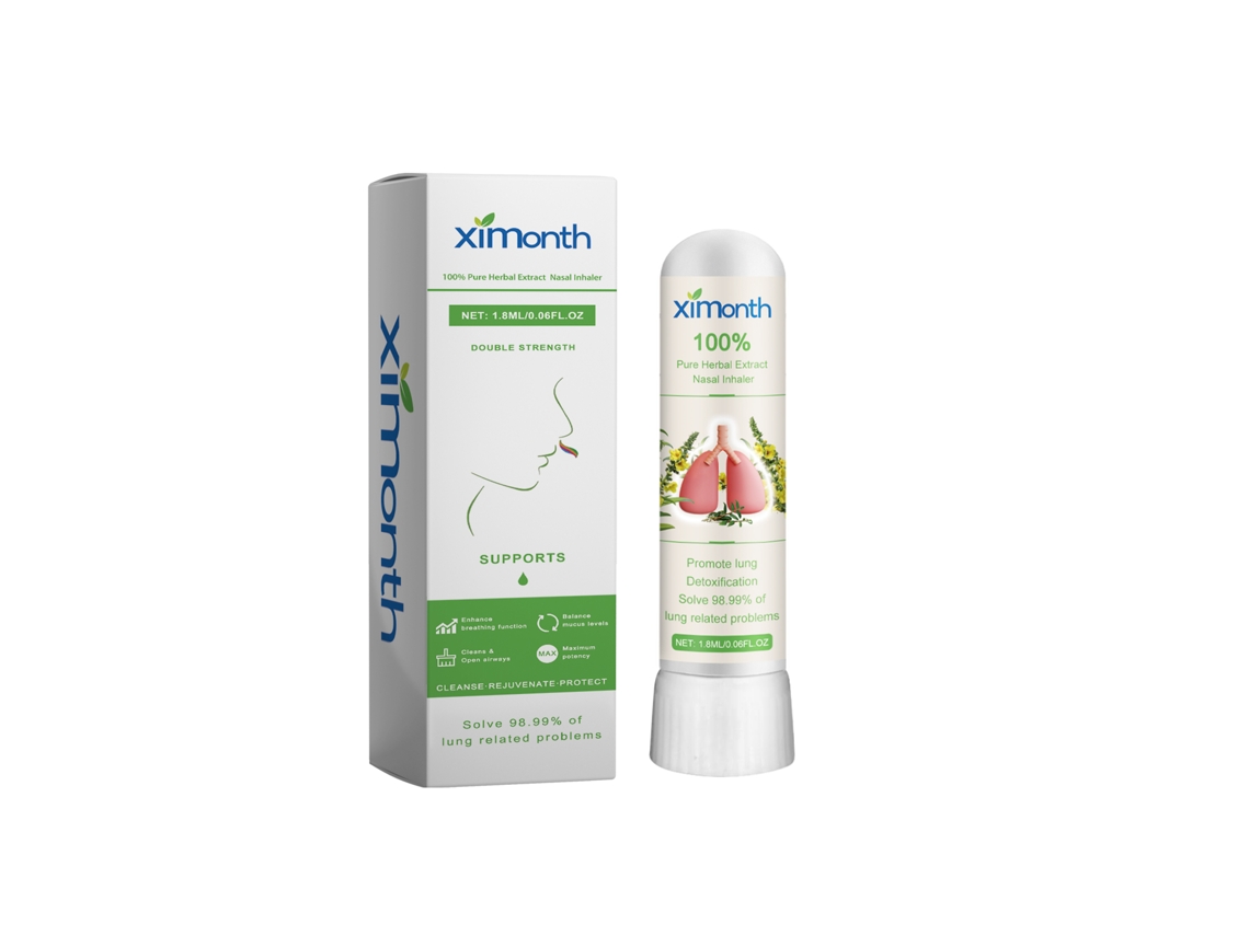 Inhalador nasal para aliviar las vías respiratorias