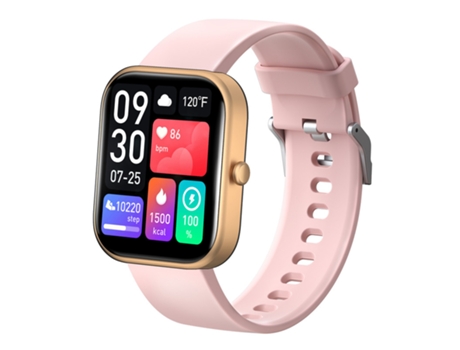 Smartwatch CHRONUS Pantalla de alta definición de 2.0'' 100 modos deportivos 10 días de duración de la batería Rosa