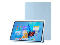 Funda para Huawei Matepad 11.5 S con triple soporte en piel sintética, TPU acrílico transparente, color azul bebé, Hengrongshen